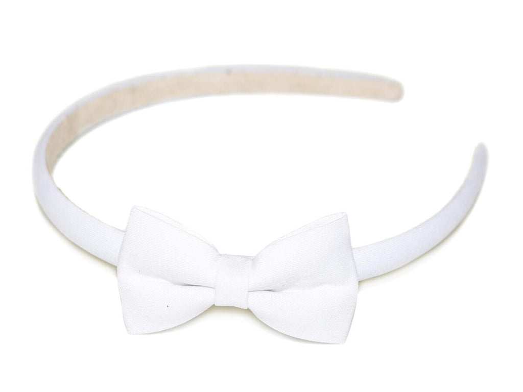 LINEN BOW ALICE BAND