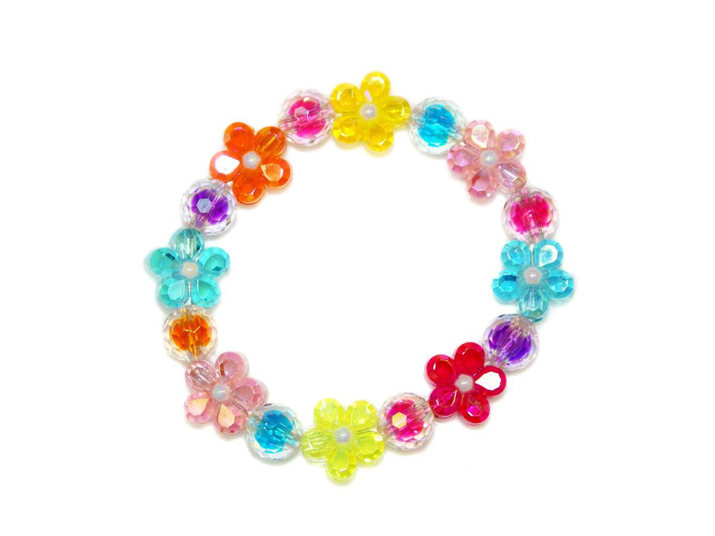 DAISY FACETED BEAD BRACELET