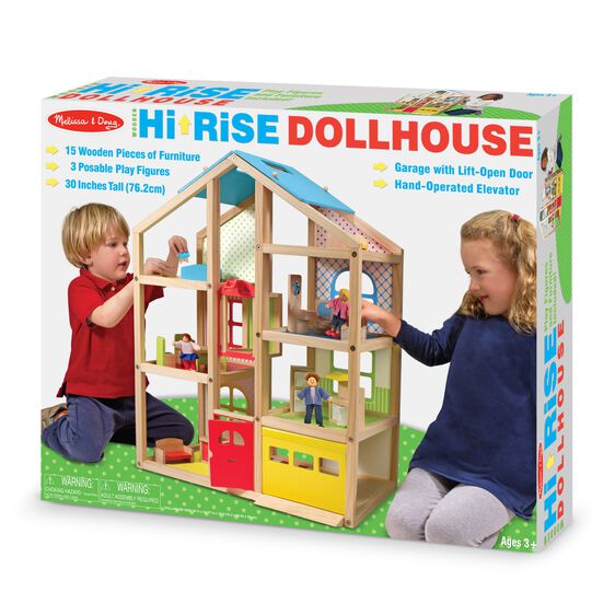 Hi-Rise Doll House with Furniture