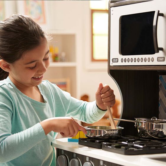 Let's Play House! Stainless Steel Pots & Pans Play Set