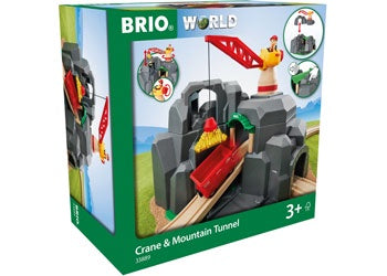 BRIO Tunnel - Crane and Mountain Tunnel, 7 pieces