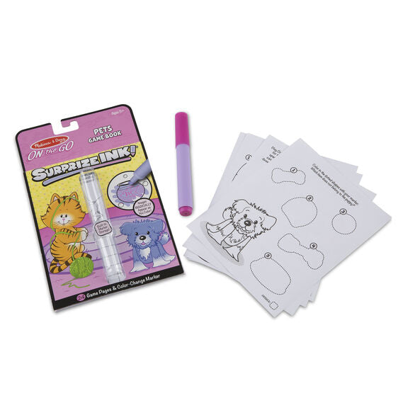 Surprize Ink! Pets - On the Go Travel Activity Book