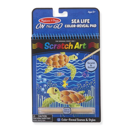 On The Go - Scratch Art - Sealife