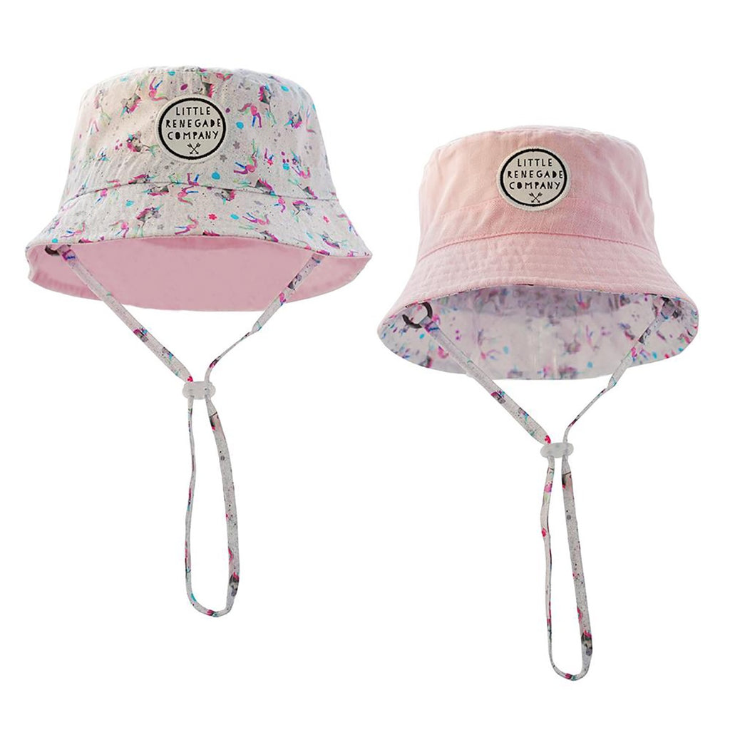 SPARKLES UNICORN REVERSIBLE BUCKET HAT