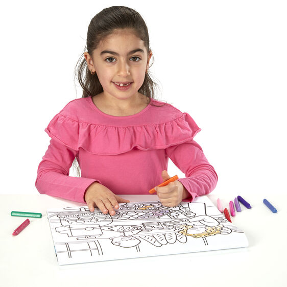 Jumbo Colouring Pad - Town