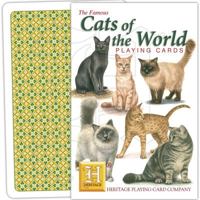Playing Cards Cats of the World