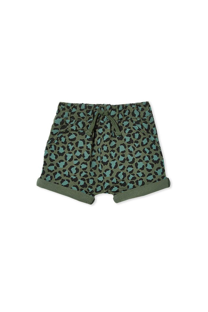 BABY ANIMAL TRACK SHORT - URBAN GREEN