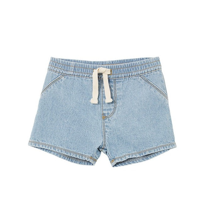 Light Wash Denim Baby Short