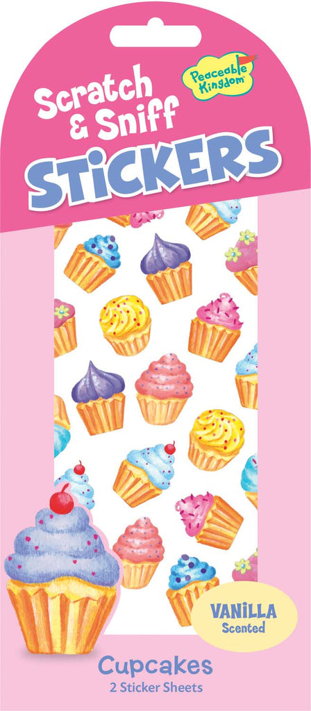 Mini Stickers Vanilla Cupcakes Scratch