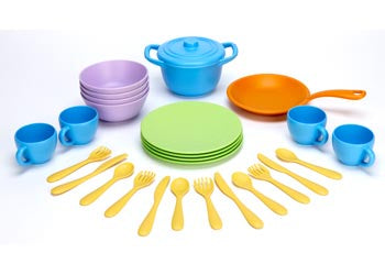Green Toy Cookware set