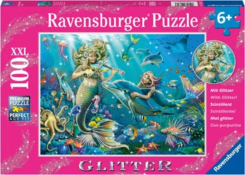 Ravensburger - Underwater Beauties GLITTER 100 pieces