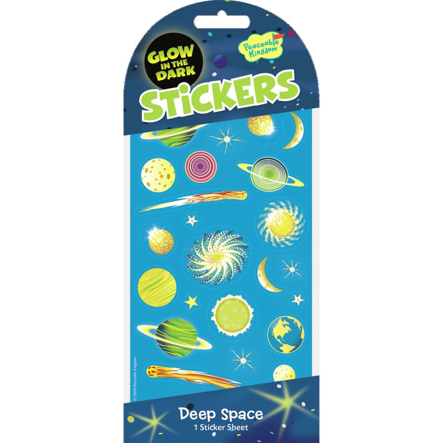 Mini Stickers Glowing Space