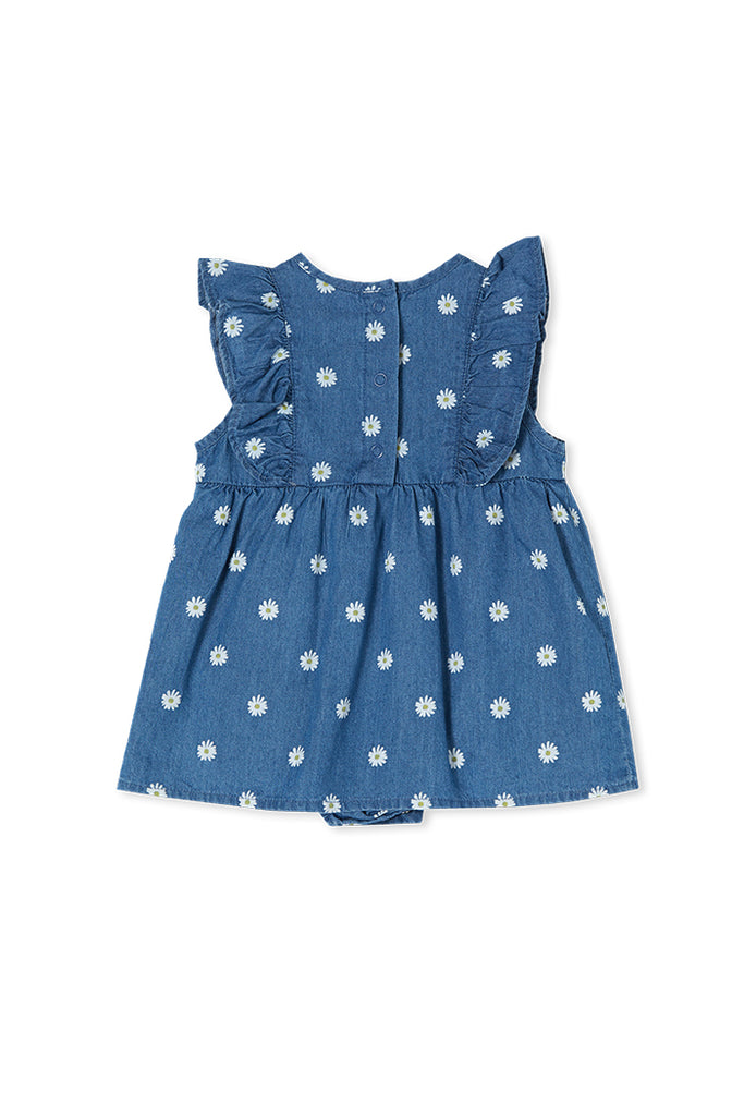 DAISY BABY DRESS - CHAMBRAY