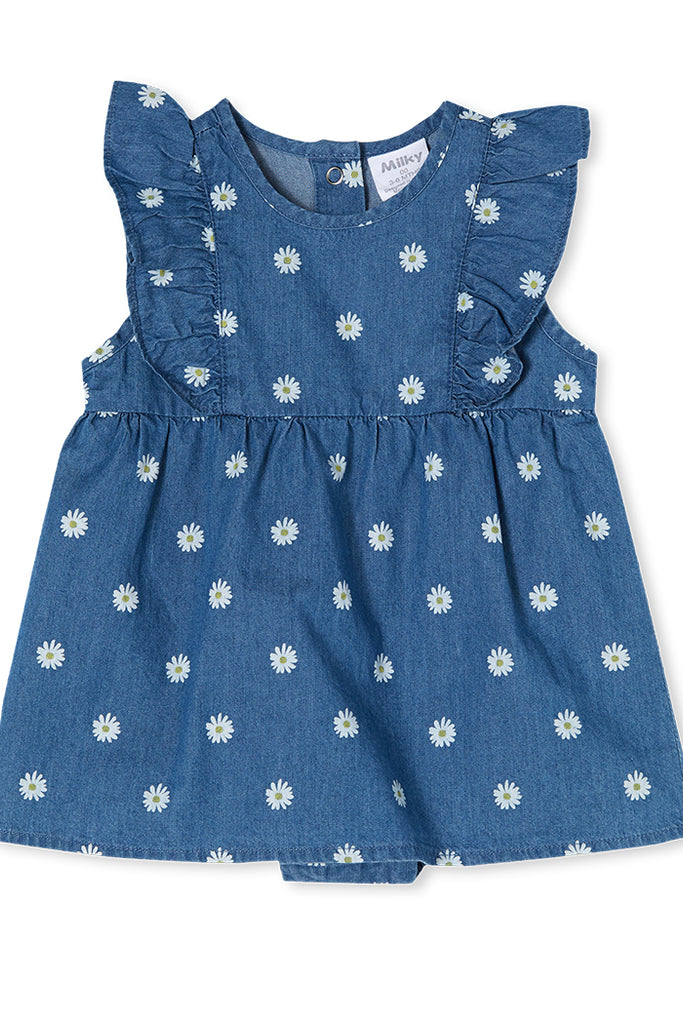 DAISY BABY DRESS - CHAMBRAY