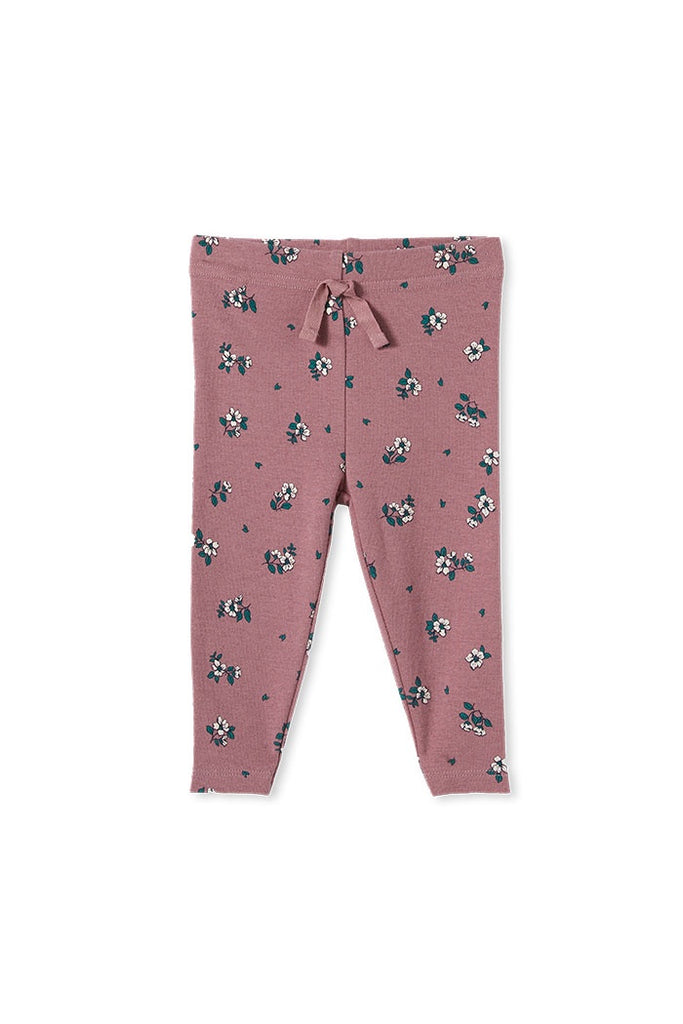 GARDENIA RIB PANT - MULBERRY