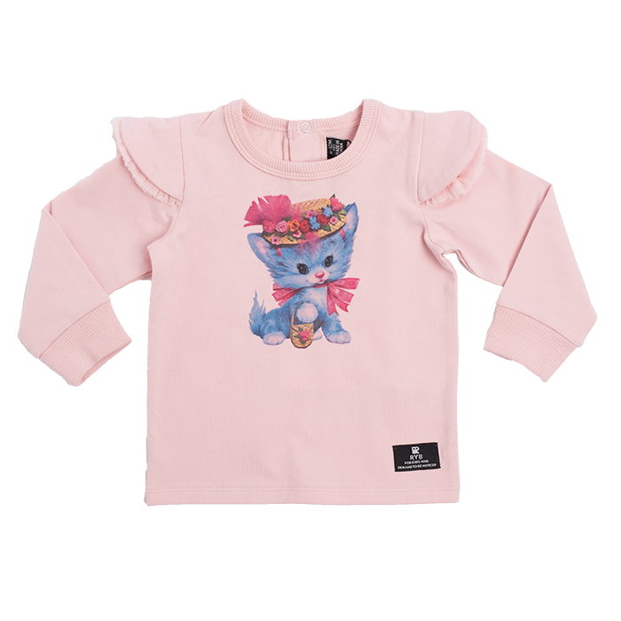 PRETTY KITTY LS TSHIRT