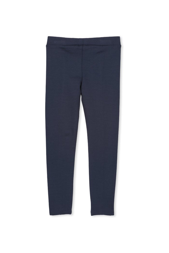 PONTE FRILL PANT NAVY