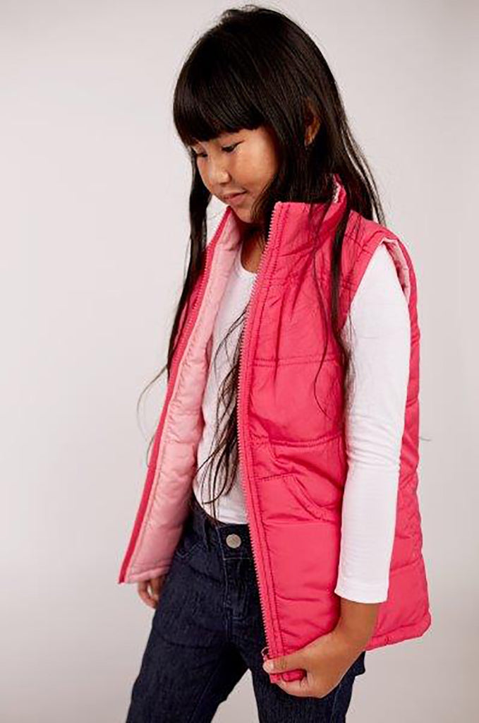 Reversible Vest - Pink