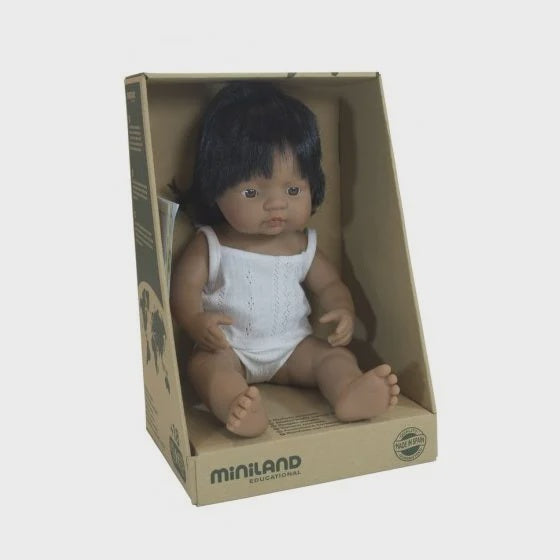 Baby Doll - Hispanic Girl 38cm
