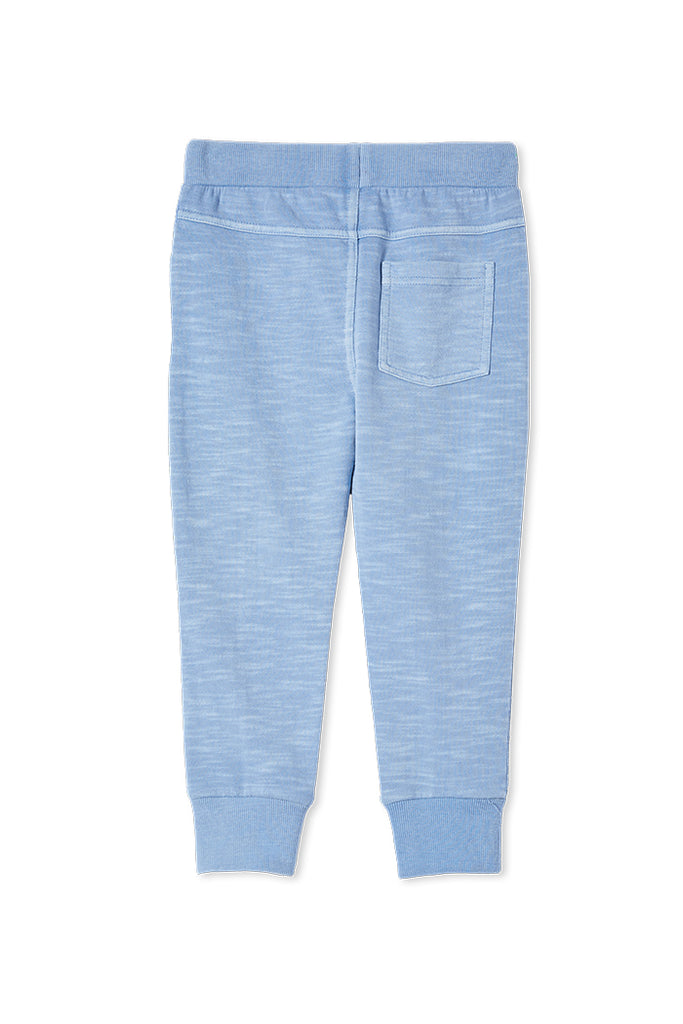 GARMENT DYE TRACK PANTS POWDER BLUE