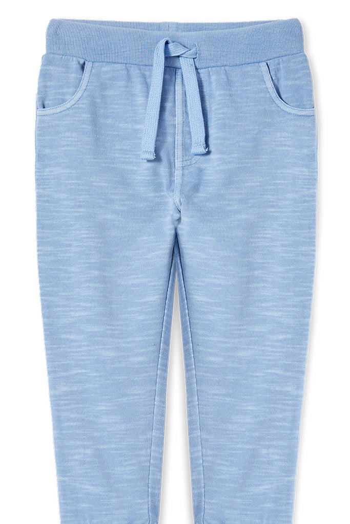 GARMENT DYE TRACK PANTS POWDER BLUE