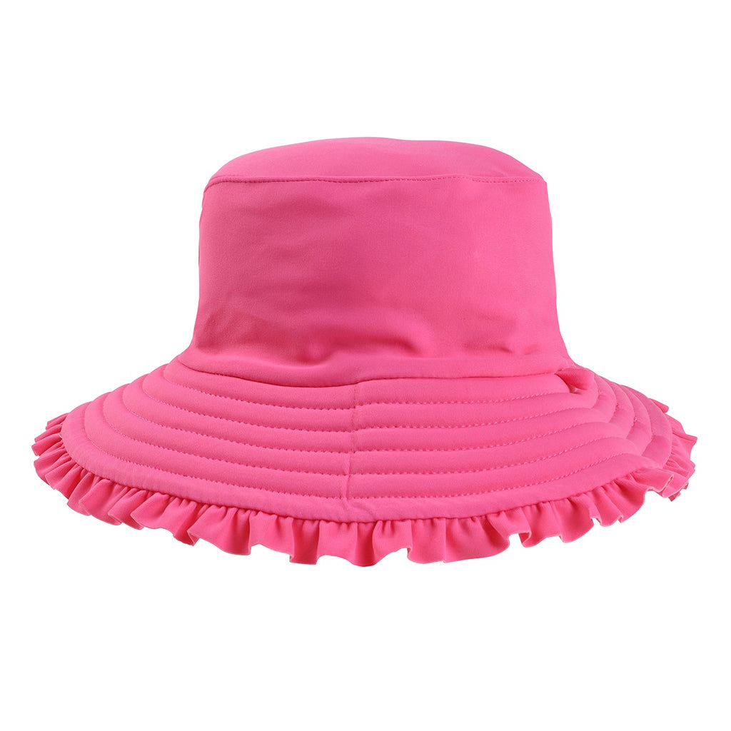 HOT PINK BABY SWIM SUN HAT