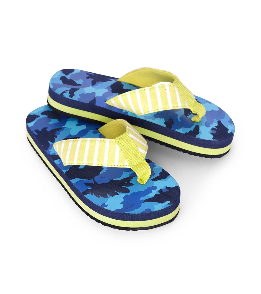 Dino Camo Flip Flops