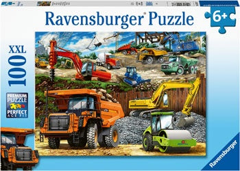 Construction Vehicles Puzzle 100pc