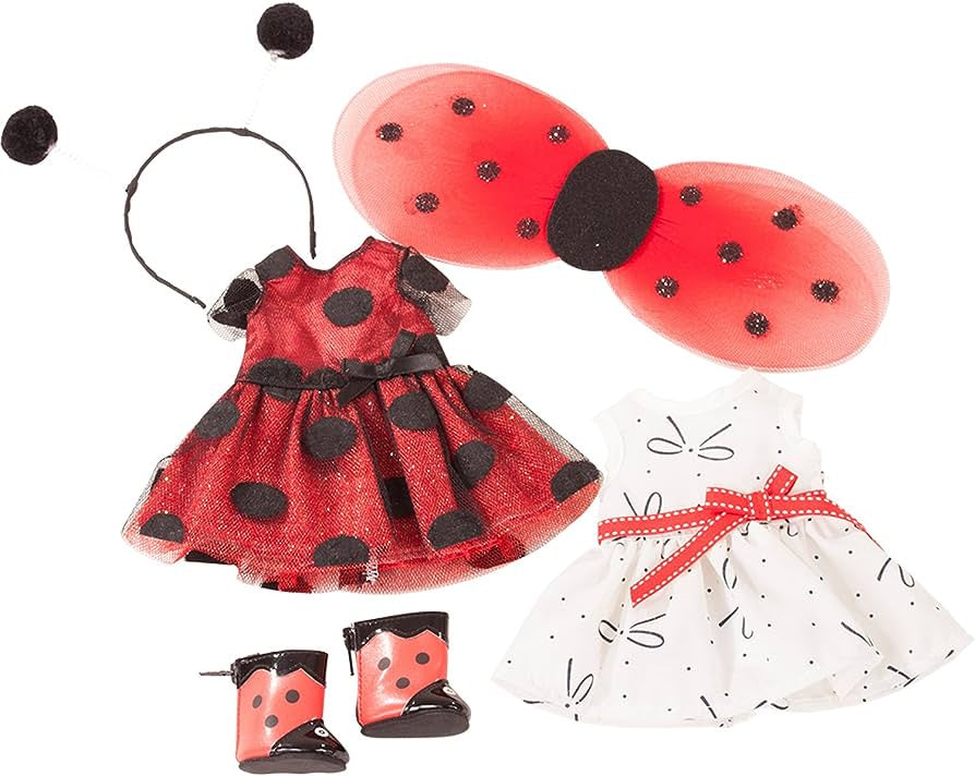 5PC Outfit  Ladybug 27cm