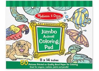 Jumbo Colouring Pad - Animals