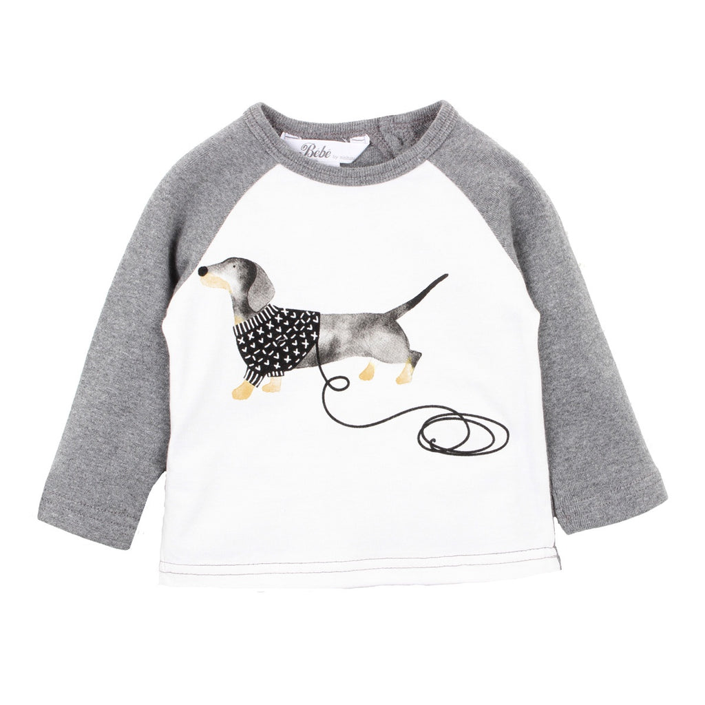 WILL DOG JUMPER TEE PEWTER