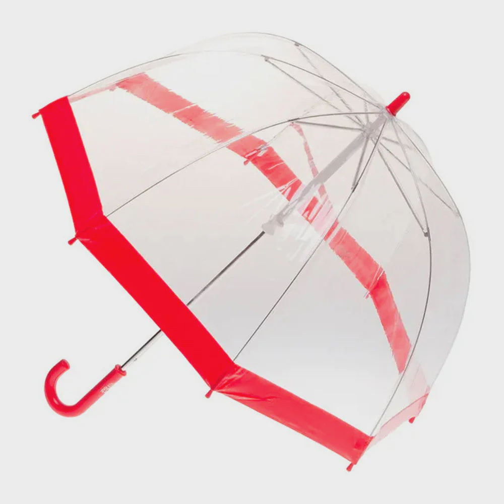 Childrens Birdcage PVC Red Boarder Umbrella