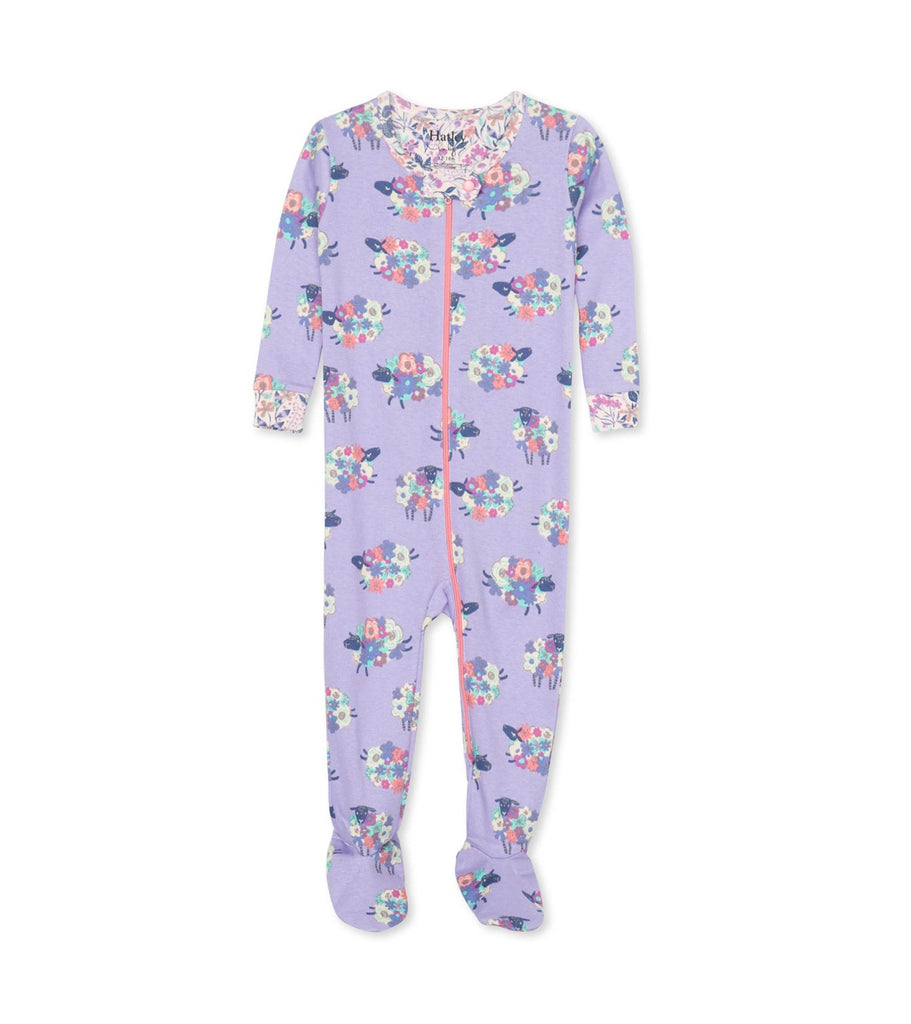 Counting Sheep Organic Cotton Footed Coverall
