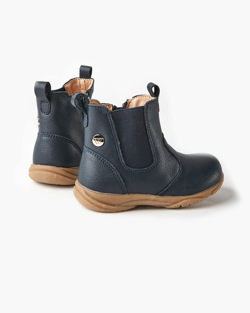 Rodeo Leather Boot Navy