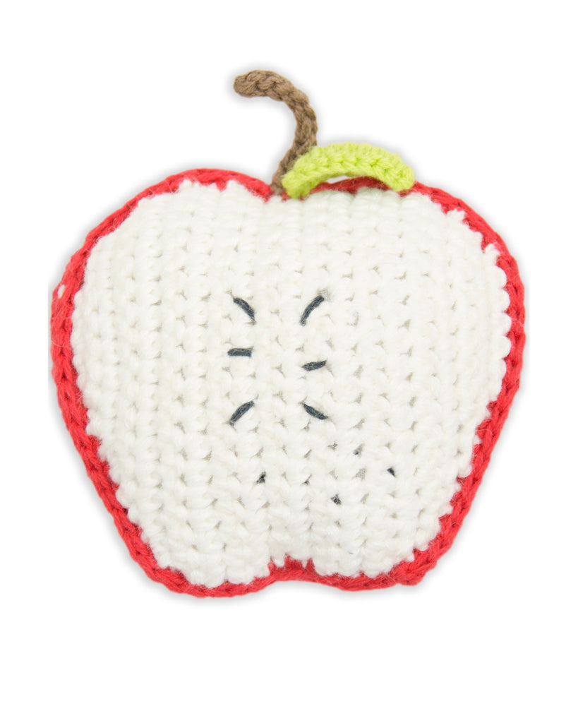 Crochet Rattle - Apple