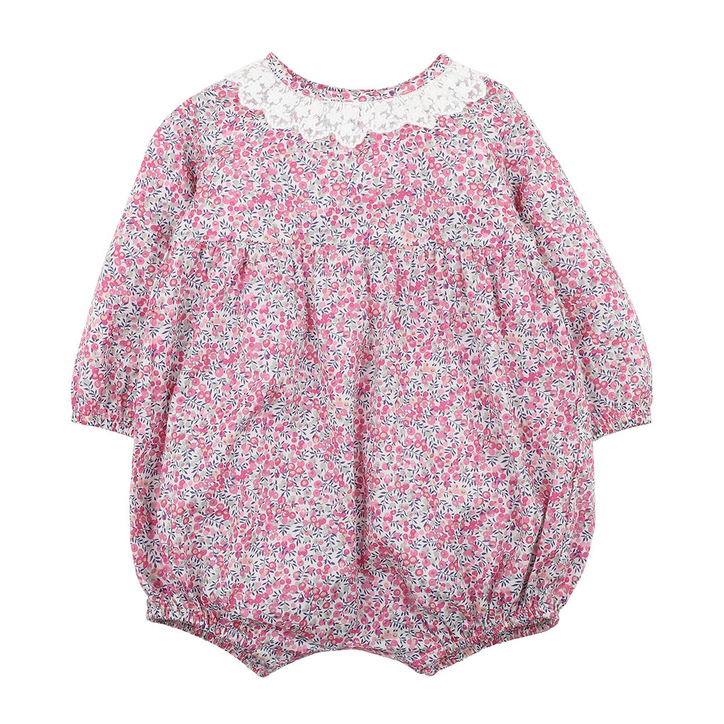 LIBERTY BUD COLLARED ROMPER - WILTSHIRE