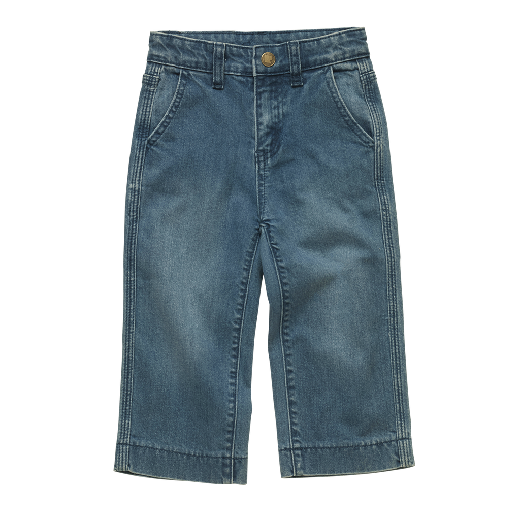 BLUE WASH DENIM - JEANS BLUE WASH