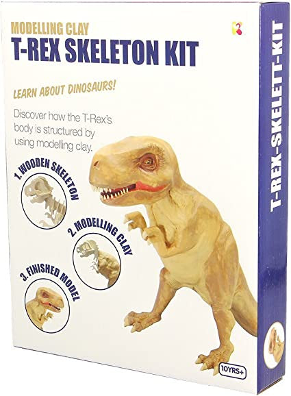T-Rex Skeleton Modelling Clay Kit
