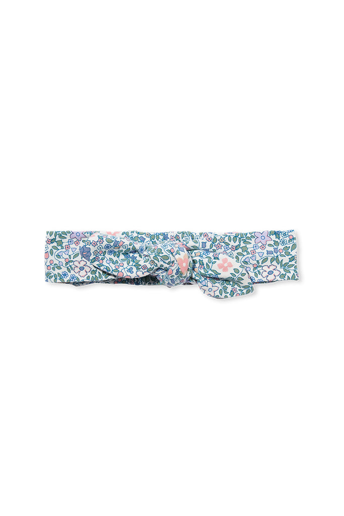 VINTAGE FLORAL HEADBAND - OFF WHITE