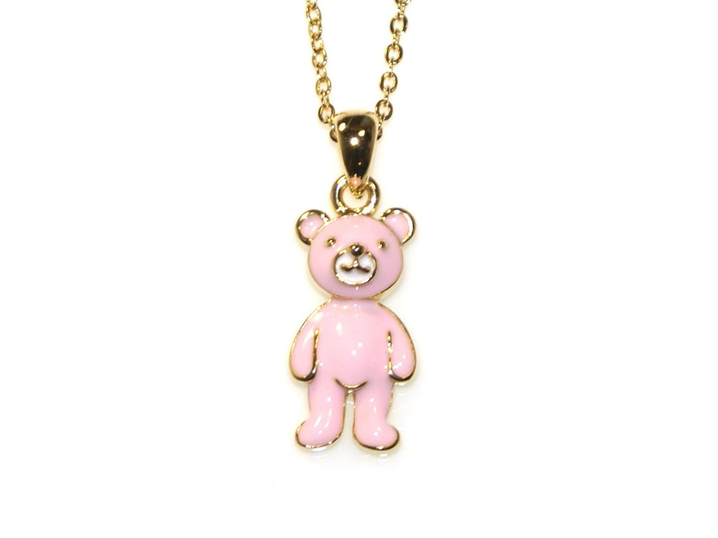 BEAR ENAMEL NECKLACE