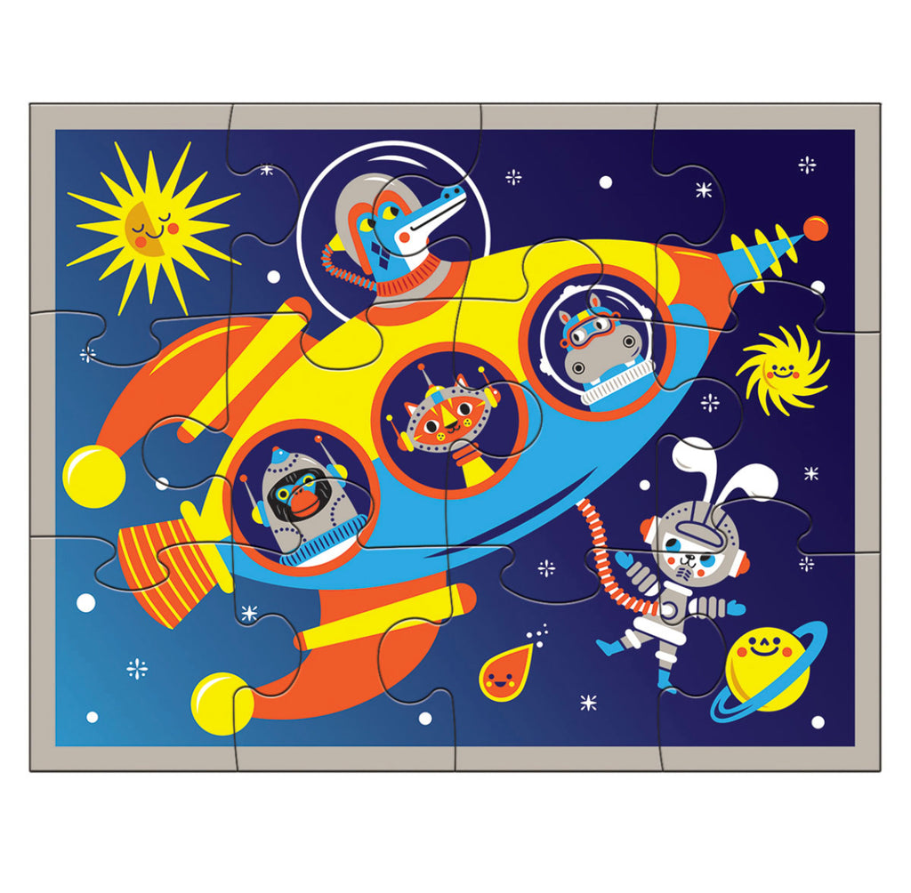 12 Pc Puzzle - Outer Space