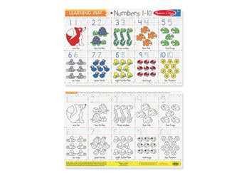 Numbers 1-10 Write-A-Mat