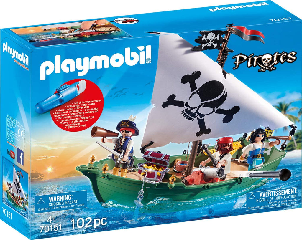 Playmobil - Pirate Ship with Underwater Motor 70151
