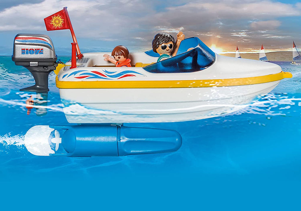 Playmobil - Pick-Up with Speedboat 70534
