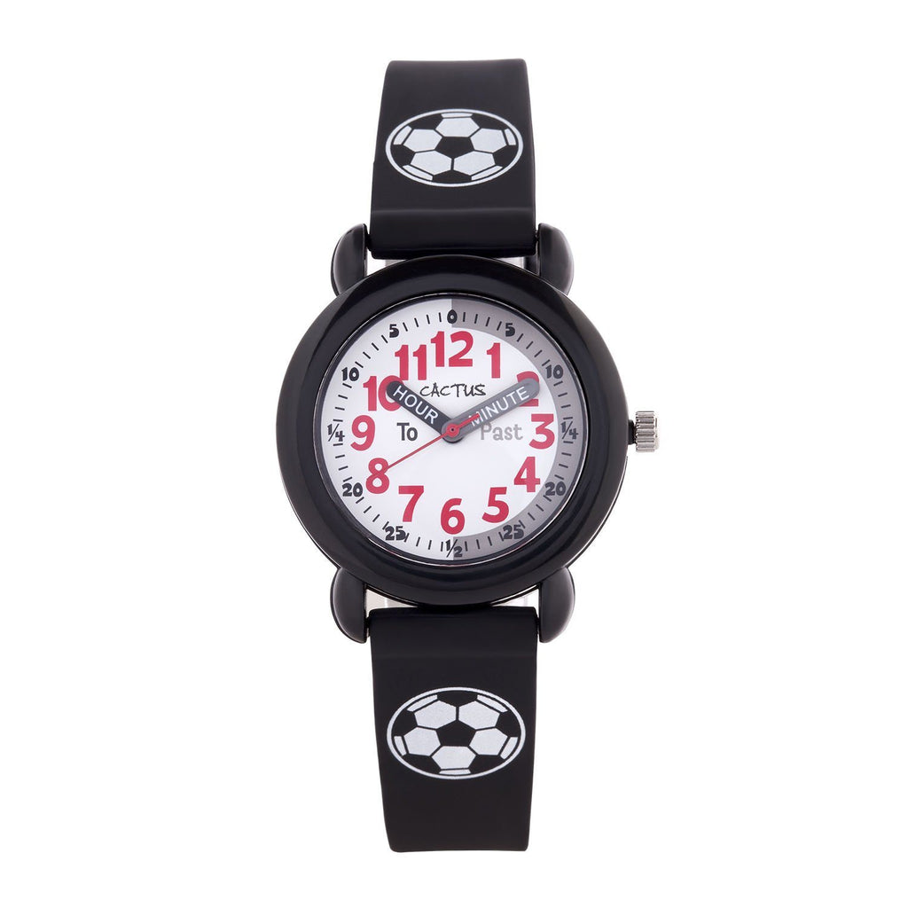 Timekeeper - Kids Watch - Black / Soccer ball