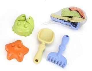 Bio Plastic 4 Piece Beach Set