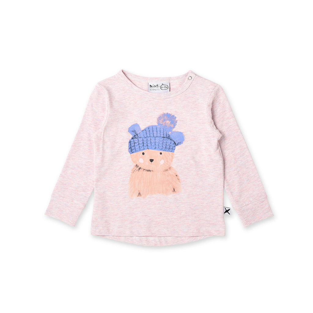 Toasty Teddy Tee Mauve Marle