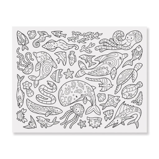 M&D - Colour-Your-Own Sticker Pad - Animals