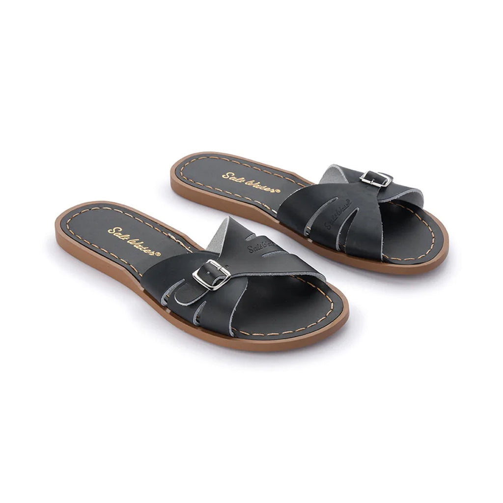 Salt Water - Classic Slide - Adult - Black