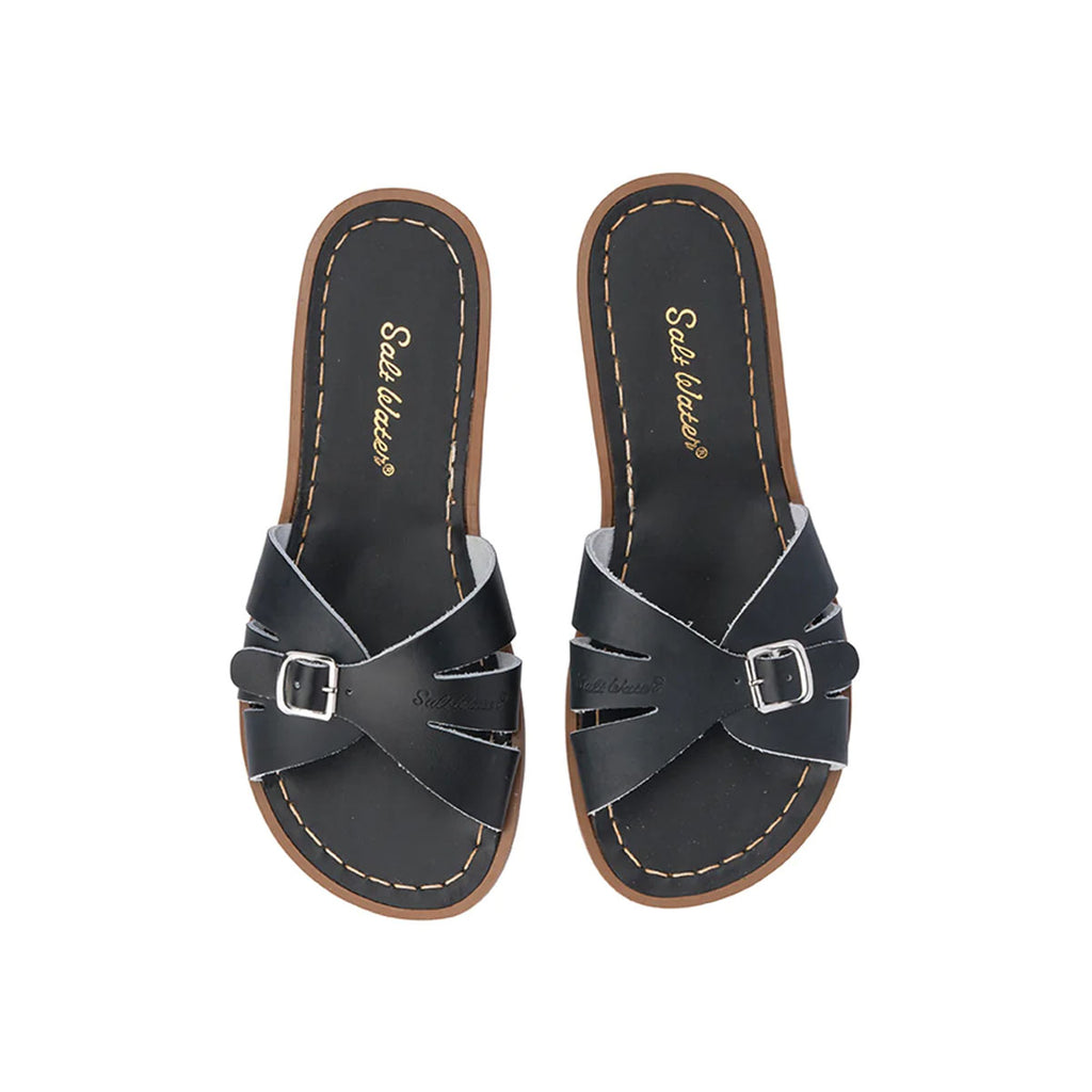 Salt Water - Classic Slide - Adult - Black